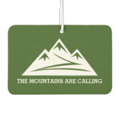 ロッキーマウンテン引用文車の空気清浄機 カーエアーフレッシュナー (正面)