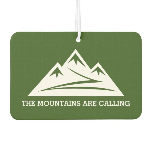 ロッキーマウンテン引用文車の空気清浄機 カーエアーフレッシュナー (正面)