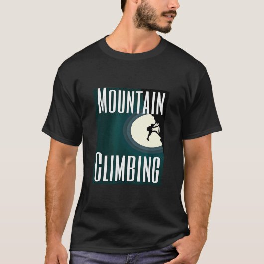 ロッキーマウンテン登山ハーネスギア Tシャツ (正面)
