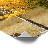 ロッキーマウンテン秋カラーフォト自然ウォールポスター ポスター (角)