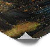 ロッキーマウンテン秋写真 ポスター (角)