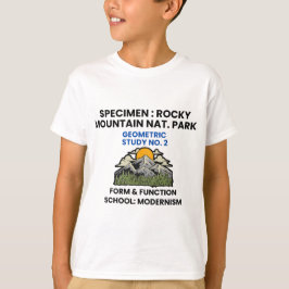 ロッキーマウンテン・ナショナルパーク レトロスペシメン Tシャツ
