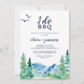 ロッキーマウンテンI Do BBQリハーサルディナー 招待状 (正面)