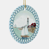 ロッキーライトハウスオーナメント セラミックオーナメント (右)