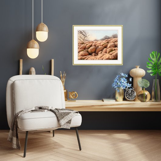 ロッキーランドスケープ – 引き伸ばしキャンバス印刷 キャンバスプリント