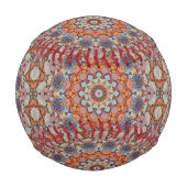 ロッキーローズオ素朴レンジヴィンテージ万華鏡のように千変万化するパターン 野球ボール (正面)