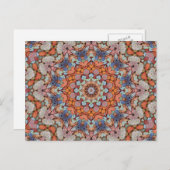 ロッキーロードオ素朴レンジヴィンテージ万華鏡のように千変万化するパターン ポストカード (正面/裏面)