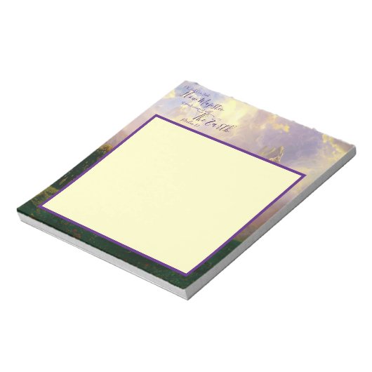 ロッキー威厳のある山脈 ノートパッド (回転)