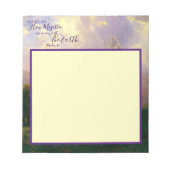 ロッキー威厳のある山脈 ノートパッド (正面)