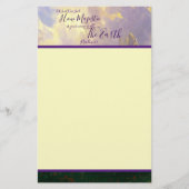 ロッキー威厳のある山脈 便箋 (正面)