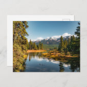 ロッキー山のはがき ポストカード (正面/裏面)