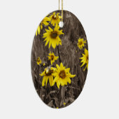 ロッキー山のひまわり セラミックオーナメント (右)