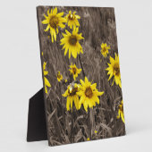 ロッキー山のひまわり フォトプラーク (側面)