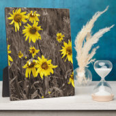 ロッキー山のひまわり フォトプラーク (側面)