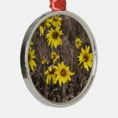 ロッキー山のひまわり メタルオーナメント (右)