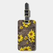 ロッキー山のひまわり ラゲッジタグ (正面縦)