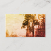 ロッキー山の名刺テンプレート写真アート 名刺 (正面)