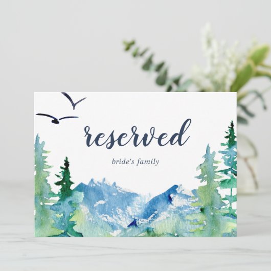 ロッキー山の目的地の結婚式の予約看板 (スタンド正面)