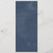 ロッキー山の目的地ウェディングディナーメニュー メニュー (裏面)