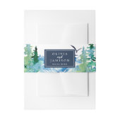 ロッキー山の目的地ウェディングベリーバンド 招待状ベリーバンド (正面例)