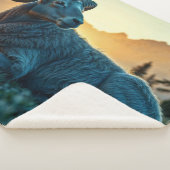 ロッキー山の羊 シェルパブランケット (3/4)