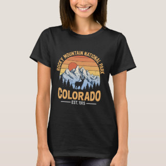 ロッキー山ナショナルパークTシャツ 女性用 Tシャツ