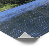 ロッキー山国立公園の湖 ポスター (角)