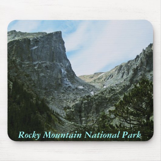 ロッキー山国立公園のmousepad マウスパッド (正面)