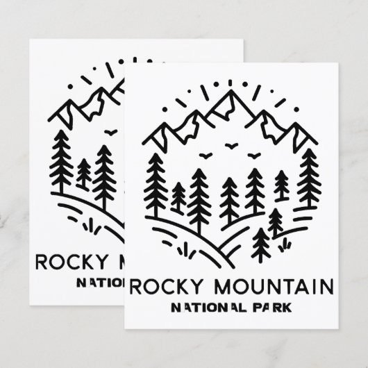 ロッキー山国立公園 (正面/裏面)