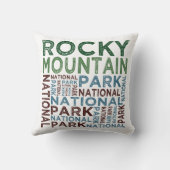 ロッキー山国立公園 クッション (裏面)