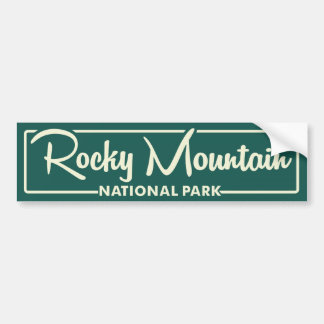 ロッキー山国立公園 バンパーステッカー