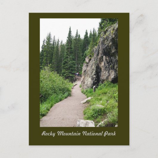 ロッキー山国立公園 ポストカード (正面)