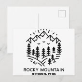 ロッキー山国立公園 ポストカード (正面/裏面)