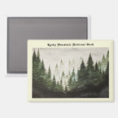 ロッキー山国立公園 マグネット (正面/裏面)