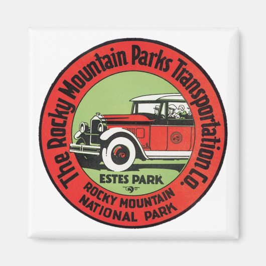 ロッキー山国立公園 マグネット (正面)