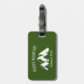 ロッキー山国立公園 ラゲッジタグ (裏面縦)