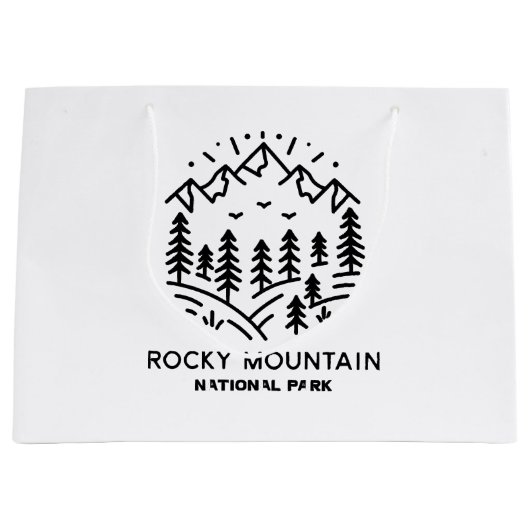 ロッキー山国立公園 ラージペーパーバッグ (正面)