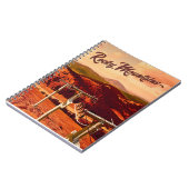 ロッキー山旅行ポスターアート ノートブック (左側)