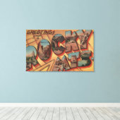 ロッキー山脈からの挨拶 キャンバスプリント (インサイチュ (ウッドフロア))