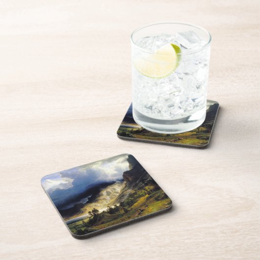 ロッキー山脈で嵐を吹き抜けるアルバート・ビエルシュタット コースター (右側)