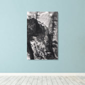 ロッキー山脈で新たに発見された鉱山 キャンバスプリント (インサイチュ (ウッドフロア))