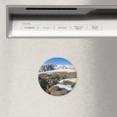 ロッキー山脈で融ける雪 マグネット (インサイチュ (食洗機))