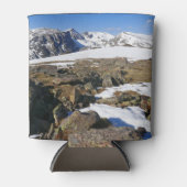 ロッキー山脈で融ける雪 缶クーラー (正面)