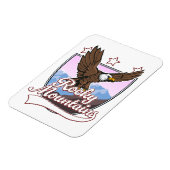 ロッキー山脈のロゴ マグネット (左側)