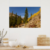 ロッキー山脈のロッチから出る道 ポスター (キッチン)