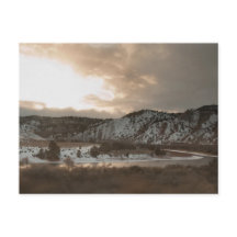 ロッキー山脈の冬