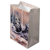 ロッキー山脈の冬 ミディアムペーパーバッグ (裏面アングル)