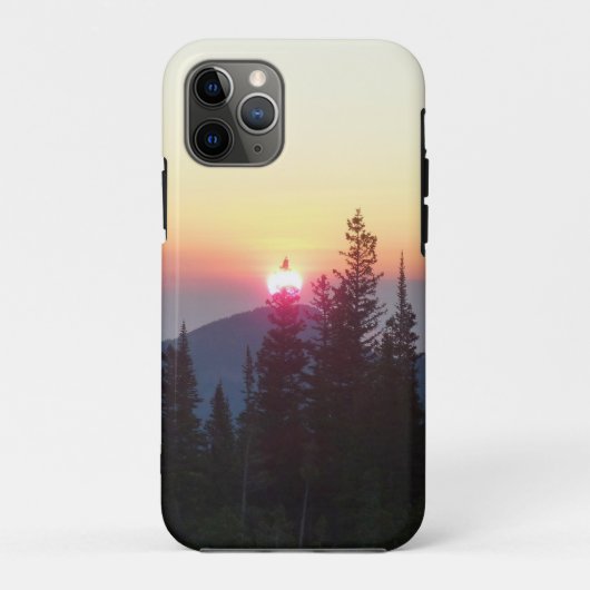ロッキー山脈の森の日の出 Case-Mate iPhoneケース (裏面)