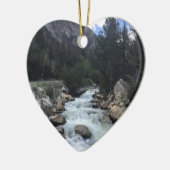 ロッキー山脈の流れ セラミックオーナメント (左)