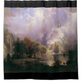 ロッキー山脈の滝のdeer湖のシャワー・カーテン シャワーカーテン (正面)